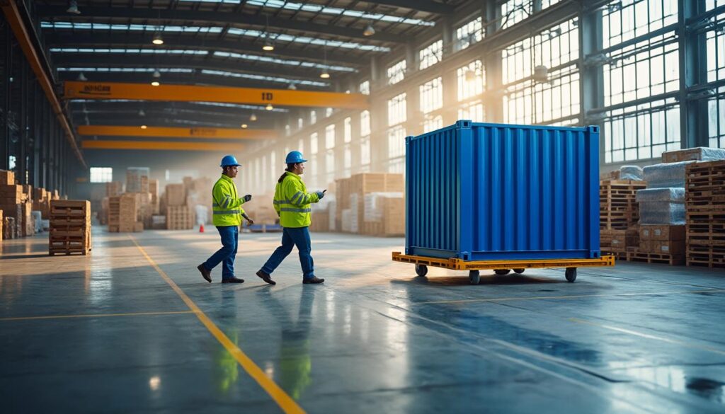 Quels équipements industriels sont adaptés à la manutention des conteneurs d’expédition ?