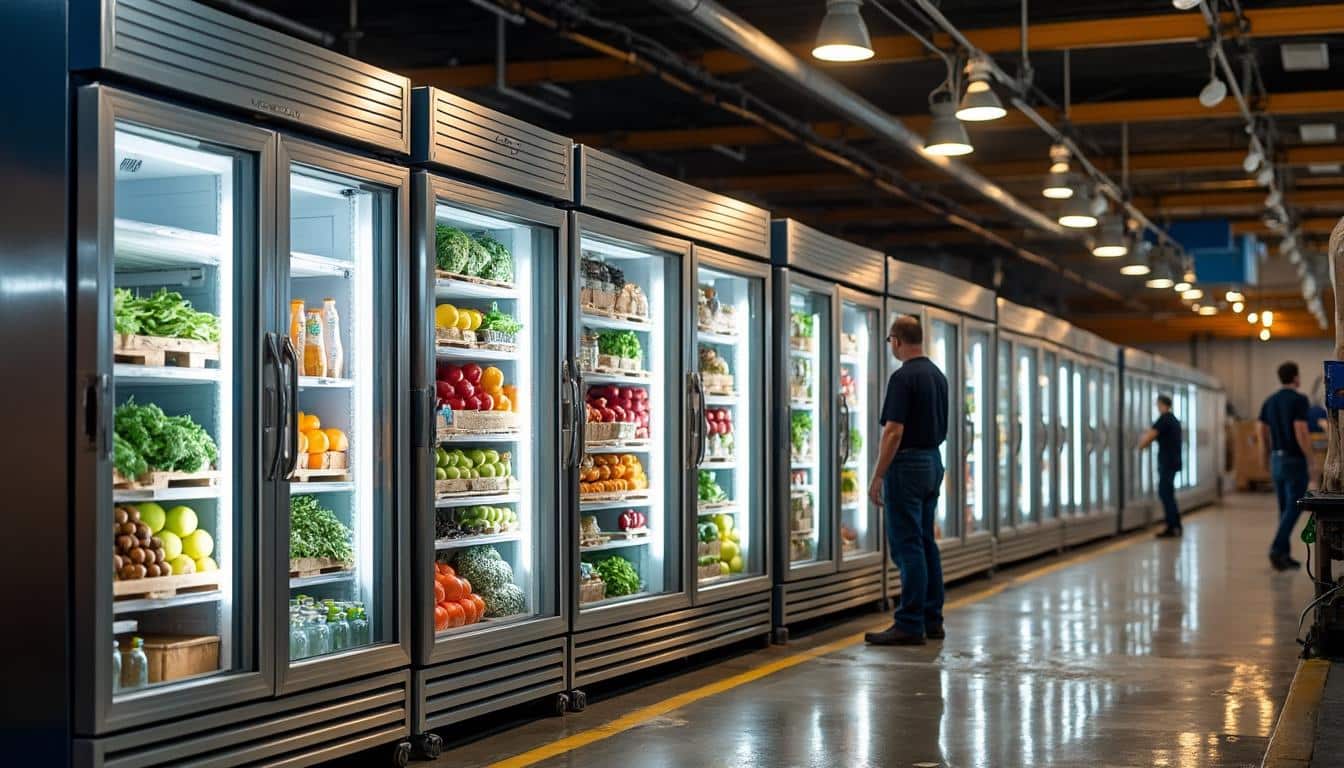 Illustration: Les différents formats et capacités disponibles pour un conteneur frigo