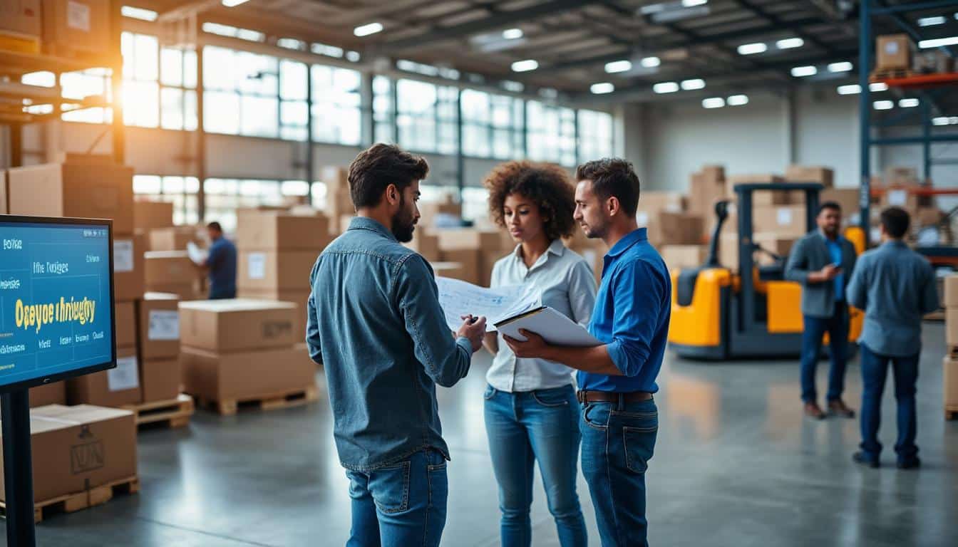 Illustration: Explorer le vocabulaire anglais selon les domaines spécifiques de la logistique