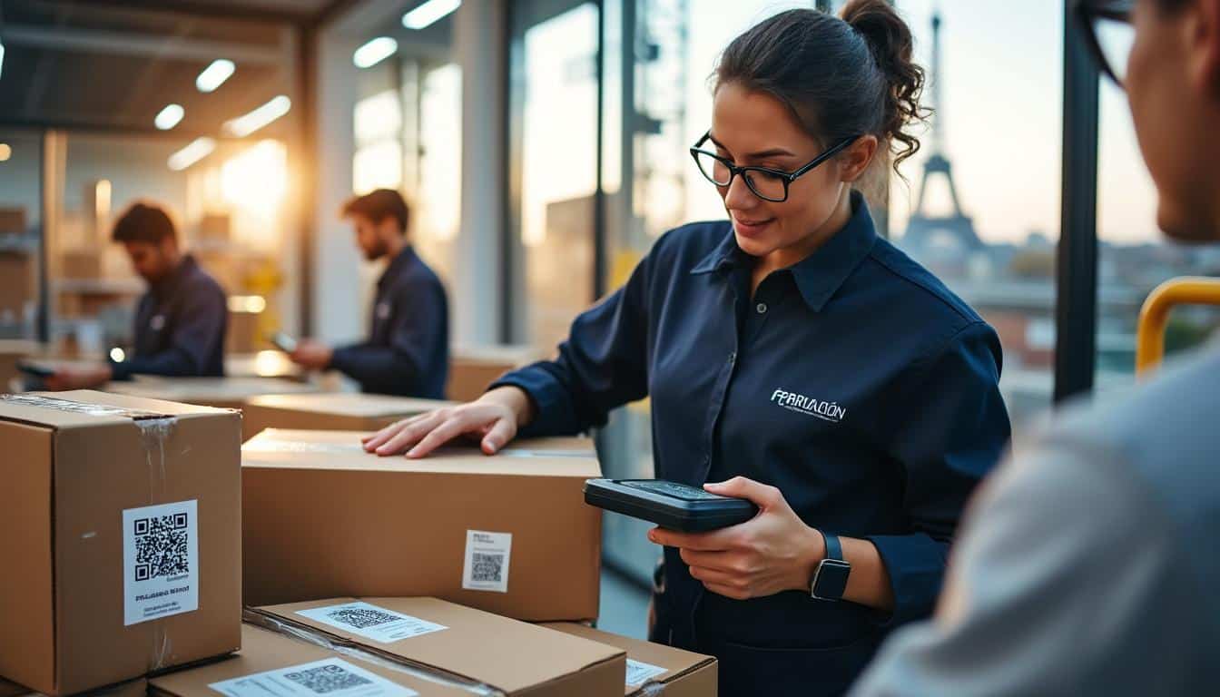 Illustration: Pourquoi faire appel à une entreprise spécialisée en traçabilité logistique par blockchain ou RFID dans la capitale française ?