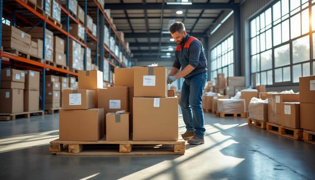 Comment monter une palette logistique stable et sécurisée