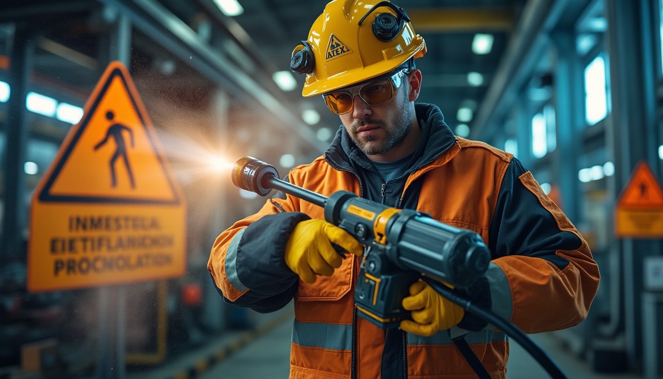 Illustration: Pourquoi choisir des outils antidéflagrants pour la sécurité en zone ATEX ?