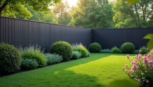 Clôture de panneaux rigides : solidité et design pour votre jardin